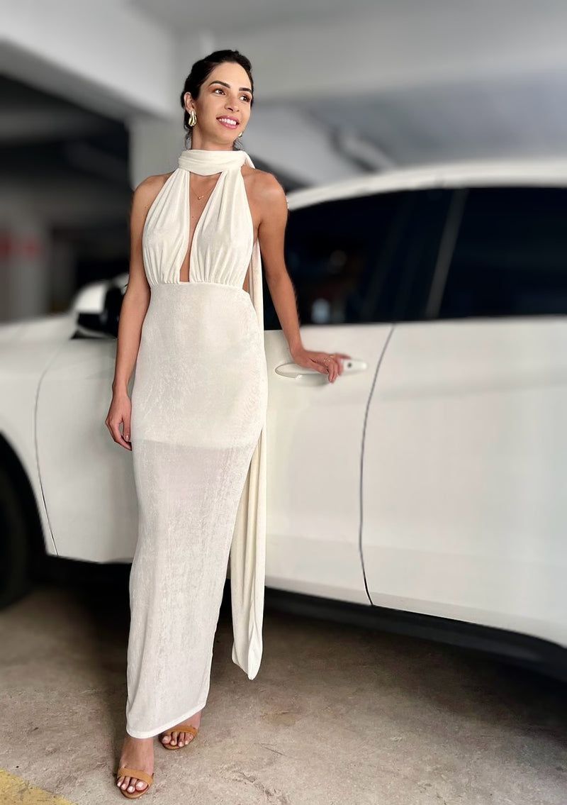 VESTIDO  MULTI FORMAS BRANCO