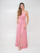 VESTIDO  LONGO OMBRO SÓ ROSE