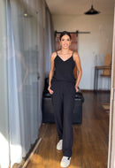 CONJUNTO REGATA E CALÇA INGRID PRETO