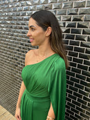 VESTIDO LONGO FLUITY VERDE BANDEIRA