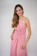 VESTIDO  LONGO OMBRO SÓ ROSE